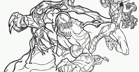 Spiderman Venom Coloring Pages Printable Spiderman and Venom Coloring Page Coloring Home