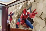 Spiderman Wall Mural Huge Superhero Marvel 3d Large Wall Wallpaper Mural Hd Hero Spiderman Wall Poqiang Visual