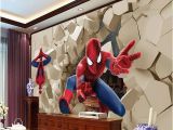 Spiderman Wall Mural Huge Superhero Marvel 3d Large Wall Wallpaper Mural Hd Hero Spiderman Wall Poqiang Visual