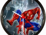 Spiderman Wall Mural Sticker Amazon Quartz Spiderman Movie Wall Clock Home & Kitchen