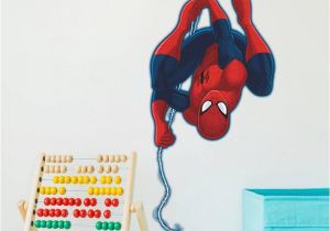 Spiderman Wall Mural Sticker Spiderman Super Hero Wall Stickers Kids Room Decor Avengers S001 Diy Home Decals Cartoon Movie Mural Art Poster 5 0 Home Decal Stickers Home Decals