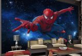 Spiderman Wall Mural Uk 3d Stereo Continental Tv Background Wallpaper Living Room Bedroom