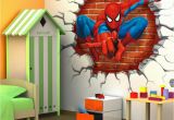 Spiderman Wall Murals 45 50cm 3d Spiderman Cartoon Movie Hreo Home Decal Wall Sticker for