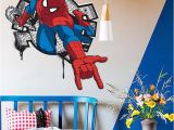 Spiderman Wall Murals Hot Handsome Spiderman Ing In Kids Rooms Decal Wall Sticker Home