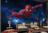 Spiderman Wall Murals Wallpaper 3d Stereo Continental Tv Background Wallpaper Living Room Bedroom Mural Wall Covering Non Woven Star Spiderman Mural Kids Room Canada 2019 From