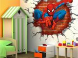 Spiderman Wallpaper Murals 45 50cm 3d Spiderman Cartoon Movie Hreo Home Decal Wall Sticker for