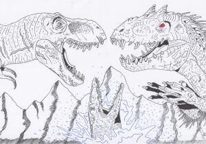Spinosaurus Vs T-rex Coloring Pages Ausmalbilder Jurassic Park Schön Jurassic Park Spinosaurus Coloring
