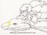 Spirited Away Coloring Pages Spirited Away Chihiro and Haku by Kimberly Castello