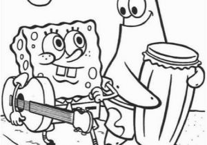 Sponge Bob Coloring Pages Spongebob Patrick Walking Printable Coloring Page