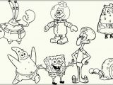 Spongebob and His Friends Coloring Pages Spongebob Characters Coloring Pages