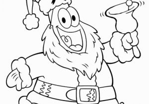 Spongebob and Patrick Christmas Coloring Pages Patrick Friend Spongebob Christmas Bells Coloring Page