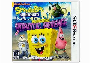 Spongebob Squarepants Wall Mural Nintendo 3ds Spongebob Squarepants Plankton S Robotic Revenge