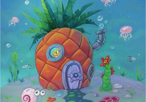 Spongebob Squarepants Wall Murals Spongebob Fanart Ilina Simova In 2020