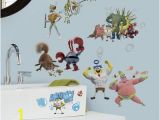 Spongebob Wall Mural 10×18 the Spongebob Movie Peel and Stick Wall Decals