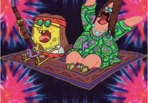 Spongebob Wall Murals Laughing My ass Off Right now Hippy Spongebob and Patrick