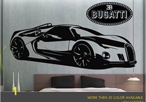 Sports Car Wall Murals Bugatti Renaissance Gt Super Sport Car Wall Decal 60" X 22