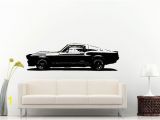 Sports Car Wall Murals Classic Old School Antique American Muscle Sports Racing