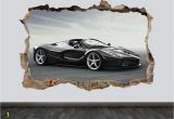 Sports Car Wall Murals Laferrari Decal Laferrari Decor Laferrari Sticker Laferrari