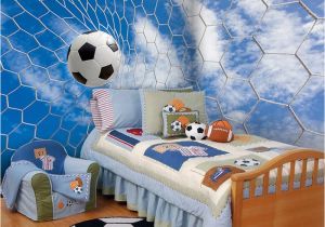 Sports Murals for Bedrooms Custom 3d soccer Wallpaper Sports Football themed Stadium