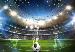 Sports Stadium Wall Mural Custom 3d soccer Wallpaper Sports Football themed Stadium