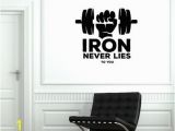 Sports Wall Mural Decals Gym Quote Vinyl Wall Decal Fitness Bodybuilding Sports Man