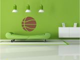 Sports Wall Mural Decals Middle Sized 3d Diy Basketball Graph Pvc Decals Adhesive Family Wall Stickers Sport Mural Art Home Decor Removable Stickers for Walls