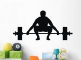 Sports Wall Murals Cheap Amazon Wallmonkeys Weight Lifter athlete Wall Decal