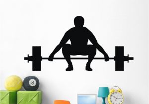 Sports Wall Murals Cheap Amazon Wallmonkeys Weight Lifter athlete Wall Decal