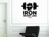 Sports Wall Murals Cheap Gym Quote Vinyl Wall Decal Fitness Bodybuilding Sports Man