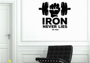 Sports Wall Murals Cheap Gym Quote Vinyl Wall Decal Fitness Bodybuilding Sports Man