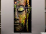 Spray Paint Wall Murals 2019 2017 Hd Printed Canvas Wall Art Buddha Meditation Painting Buddha Statue Wall Art Canvas Prints From Z $12 07