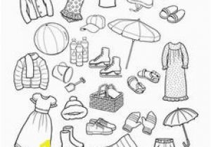 Spring Clothes Coloring Pages Summer Clothing Color the Items that You Would Wear In the Summer