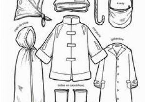 Spring Clothes Coloring Pages Winter Clothes Coloring Page Free for Kids