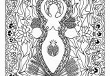 Spring Equinox Coloring Pages Coloring Pages for Adults Mabon Sabbat Goddess Art