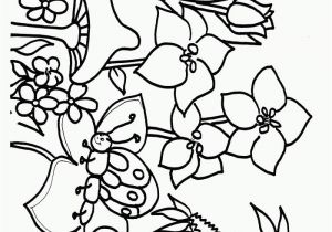 Spring Flowers Coloring Pages for Preschoolers Flower Page Printable Coloring Sheets