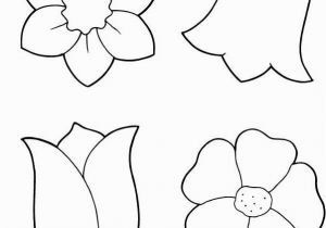 Spring Flowers Coloring Pages for Preschoolers Spring Flowers Coloring Printout Spring Day Cartoon Coloring Pages