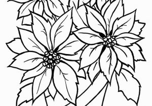 Spring Flowers Coloring Pages Pdf Christmas Flower Printable Coloring Page