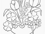 Spring Flowers Colouring Pages Flower Color Pages Spring Flowers Coloring Printout Spring Day