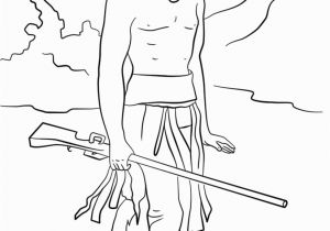 Squanto Coloring Page Squanto Coloring Page