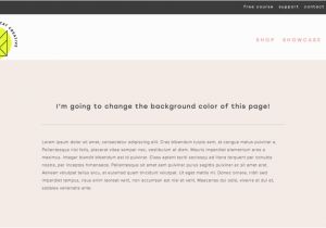 Squarespace Change Link Color On One Page How to Change the Background Color Of A Single Page In