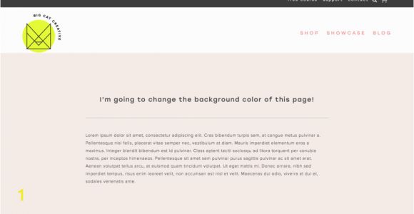 Squarespace Change Link Color On One Page How to Change the Background Color Of A Single Page In