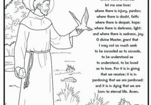 St Francis Of assisi Coloring Page Saint Francis Of assisi