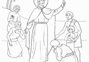 St Francis Of assisi Coloring Page Saint Francis Xavier Coloring Page for Catholic Children