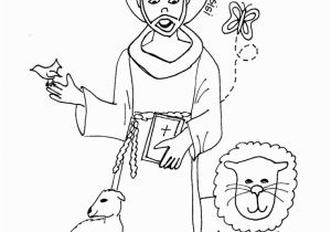 St Francis Of assisi Coloring Page Saints Coloring Pages Printable Catholic Saints