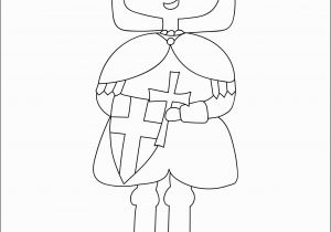 St Joan Of Arc Coloring Page Saint Joan Of Arc My Catholic Kids