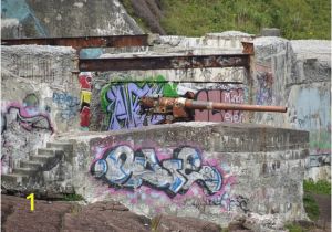 St John Wall Mural Graffiti Gun Picture Of fort Amherst Lighthouse St