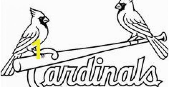 St Louis Cardinals Logo Coloring Pages Free St Louis Cardinals Logos