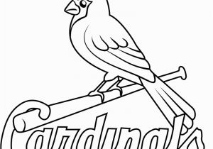 St Louis Cardinals Printable Coloring Pages St Louis Cardinals Logo Coloring Page Free Mlb Coloring