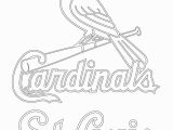 St Louis Cardinals Printable Coloring Pages St Louis Cardinals Logo Coloring Page