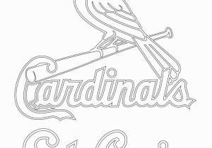 St Louis Cardinals Printable Coloring Pages St Louis Cardinals Logo Coloring Page